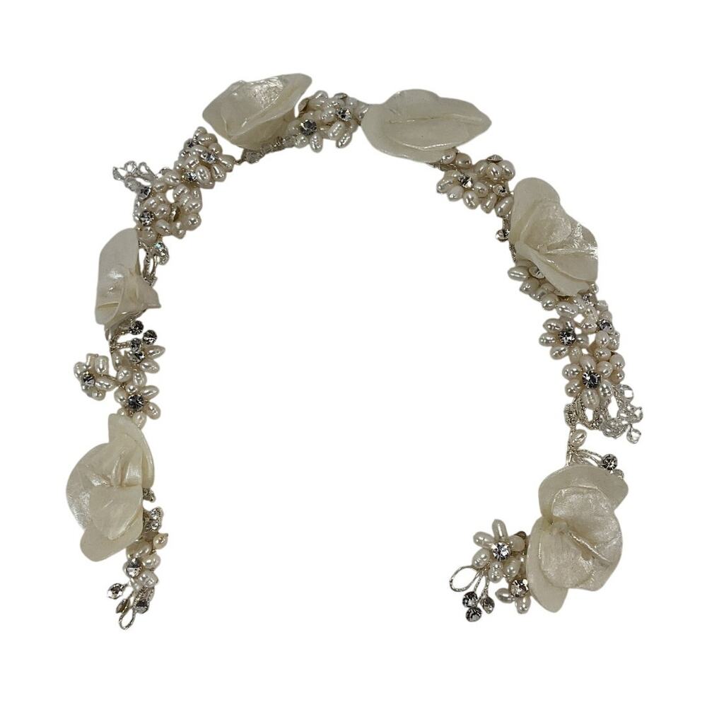 Anthropologie Delicate Pearl Quinette Headband